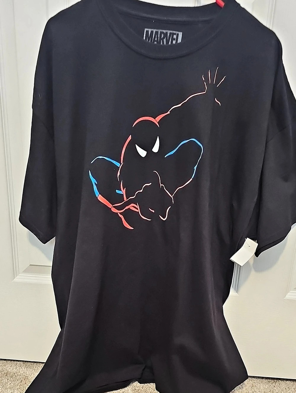 Marvel Universal Studios Spider-Man Graphic T-Shirt Graphic Tee Black & Red